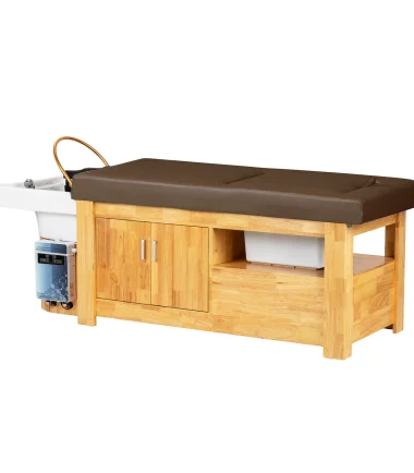 Shampoo Waschbecken Friseur, Shampoo Station Friseur, Friseur Waschbecken mit Stuhl, professionelle Haarwaschstation,1