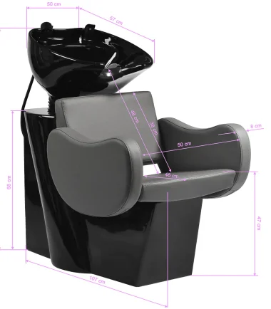 professionelle Haarwaschstation, Luxus Shampoo Station, Premium Waschplatz Friseur, Salon Waschbecken, Friseur Waschbecken Deutschland9