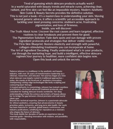 advanced aesthetic treatments, acne-prone skin care, dark spots skincare, skin texture improvement, aesthetic beauty education, Patience Johnson1